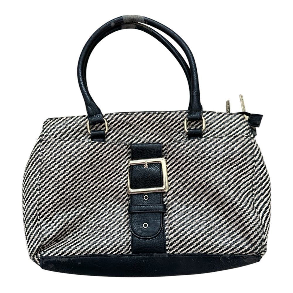 OLIVIA + JOY Black & Gold Shoulder Bag Hang Bag Purse